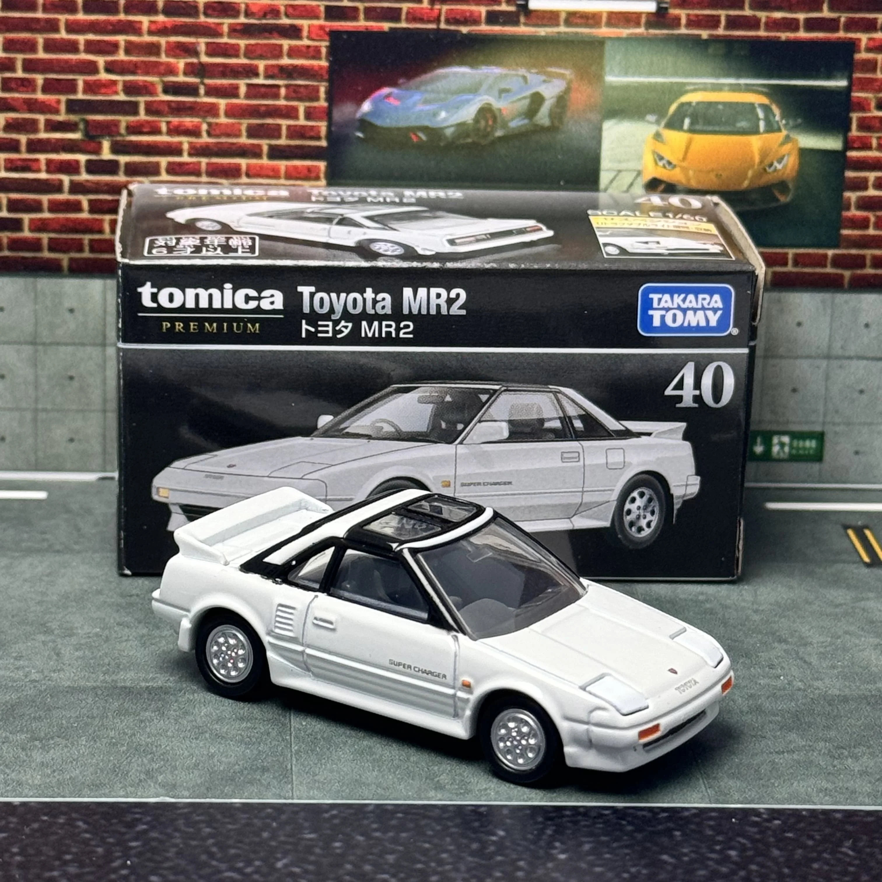 Takara Tomy Tomica Premium 40 Toyota MR2 Casting Static Alloy Car Vehicle Diecast Metal Mode Collection Display Boy Toy Gift