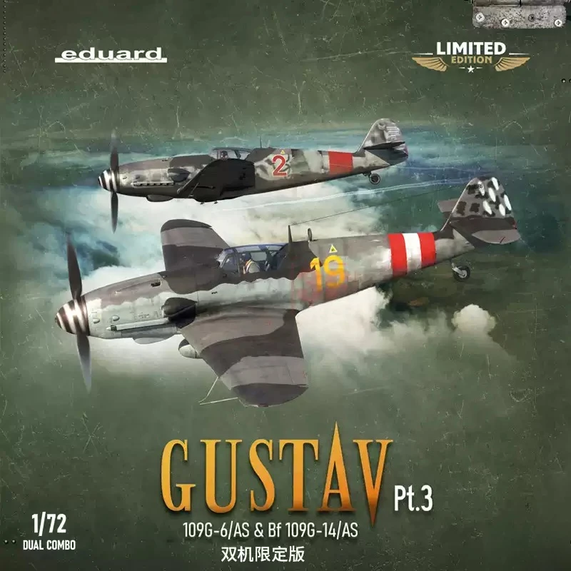 

Eduard R2150 1/72 Bf 109G-6/AS & G-14/AS Dual Fighter Limited Edition Plastic Model Kit