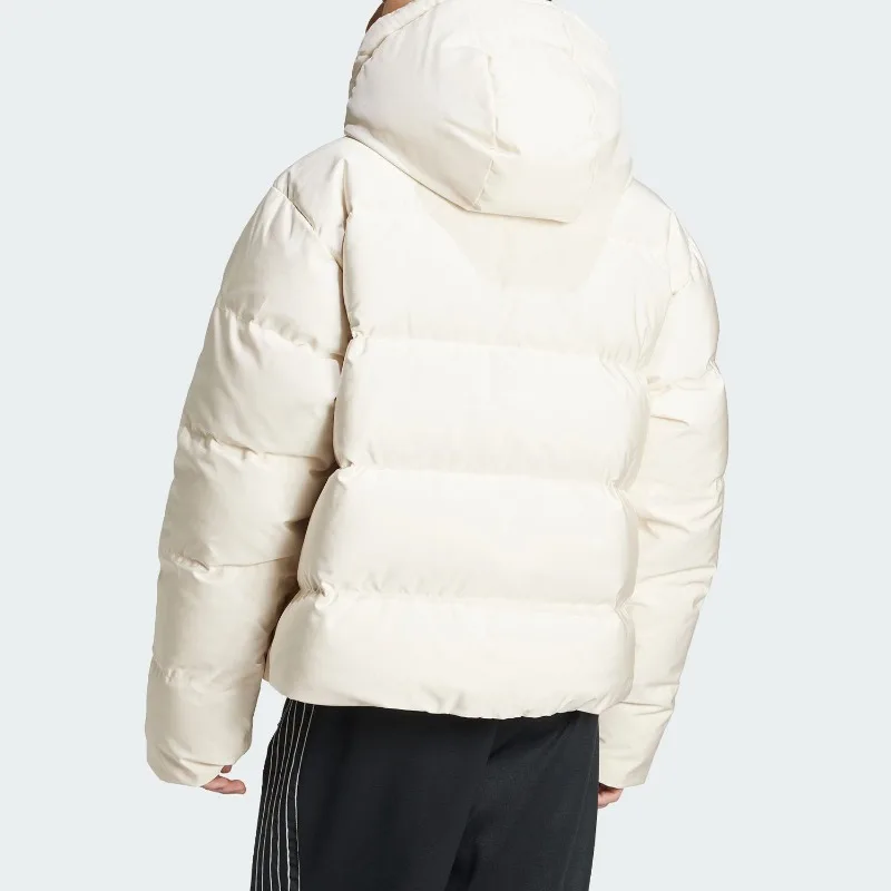 Adidas Clover Hooded Men's Classic Loose Warm Down Jacket JN7476