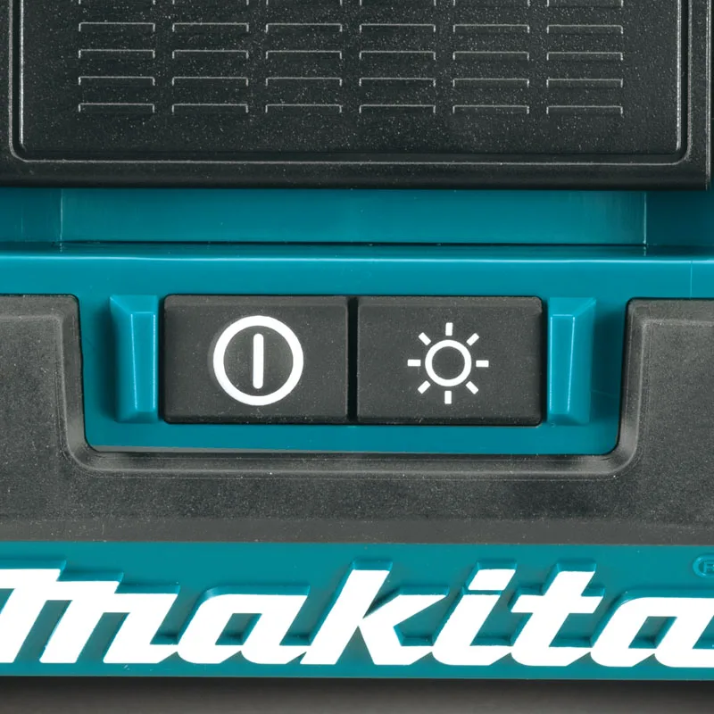 Makita-Luz LED de trabajo de escritorio ML003G, batería de litio de 40V, inalámbrica, IP65, resistente al polvo y al agua, luz recargable ajustable para exteriores