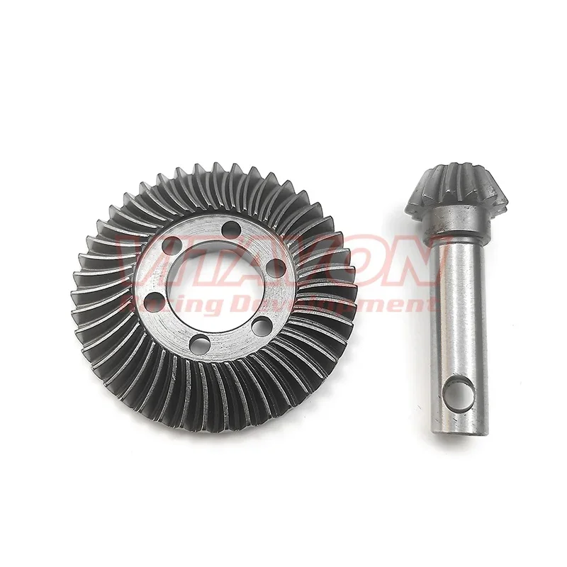 VITAVON HD 12/43T Steel Ring & Pinion Spiral Cut Bevel Gear For Axial SCX6 12/43T