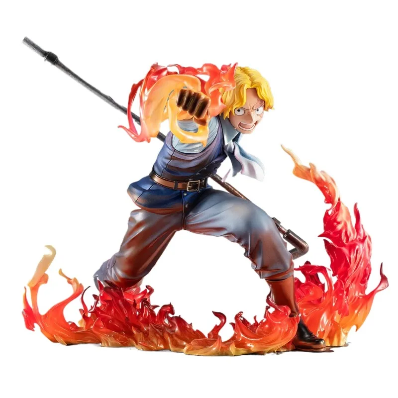 In Stock Genuine MegaHouse One Piece Sabo Portrait of Pirates Limited Edition Hiken Keishou Anime Figure Garage Kit Model Toys