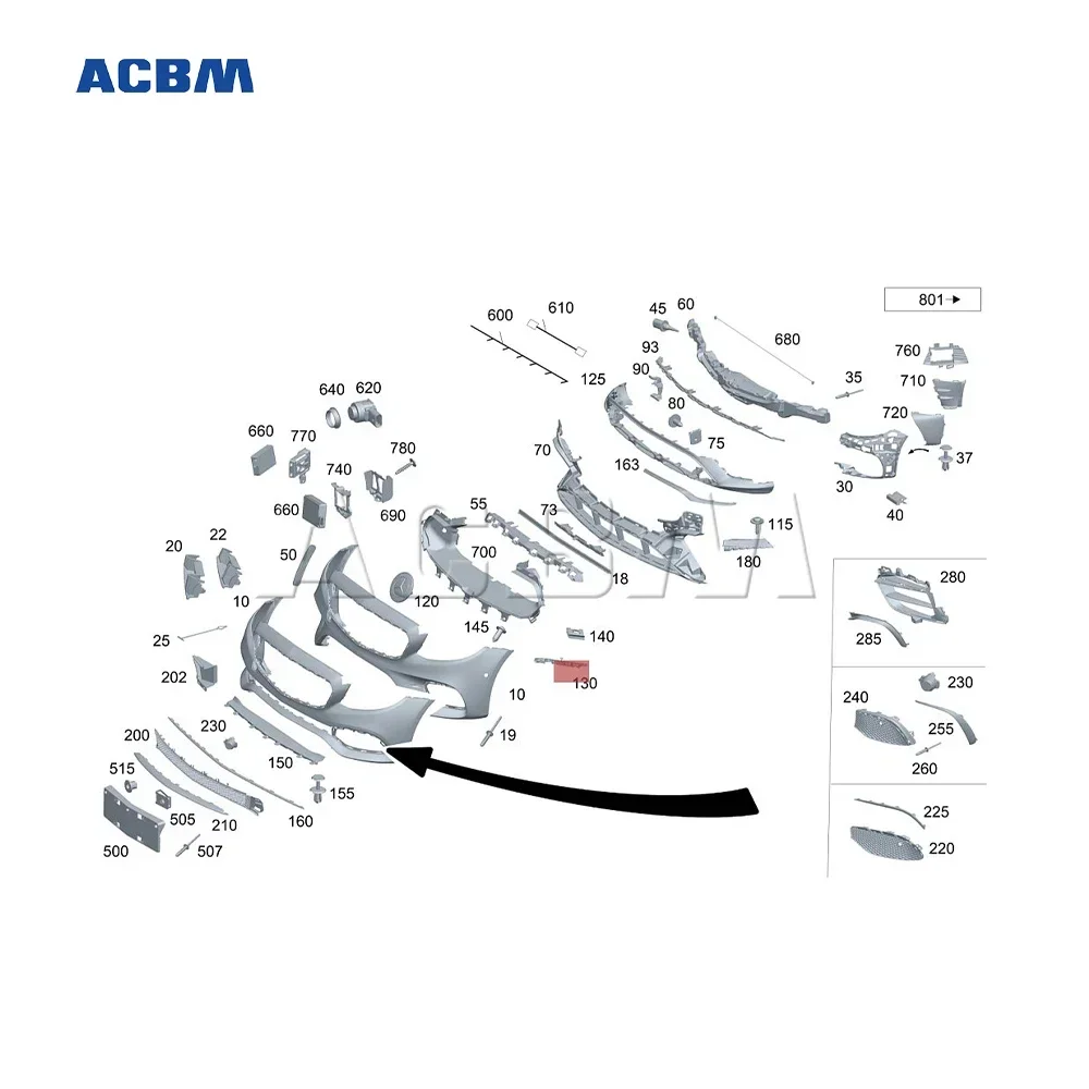 11127624778 Zubehör-Zylinderkopf für BMW F10