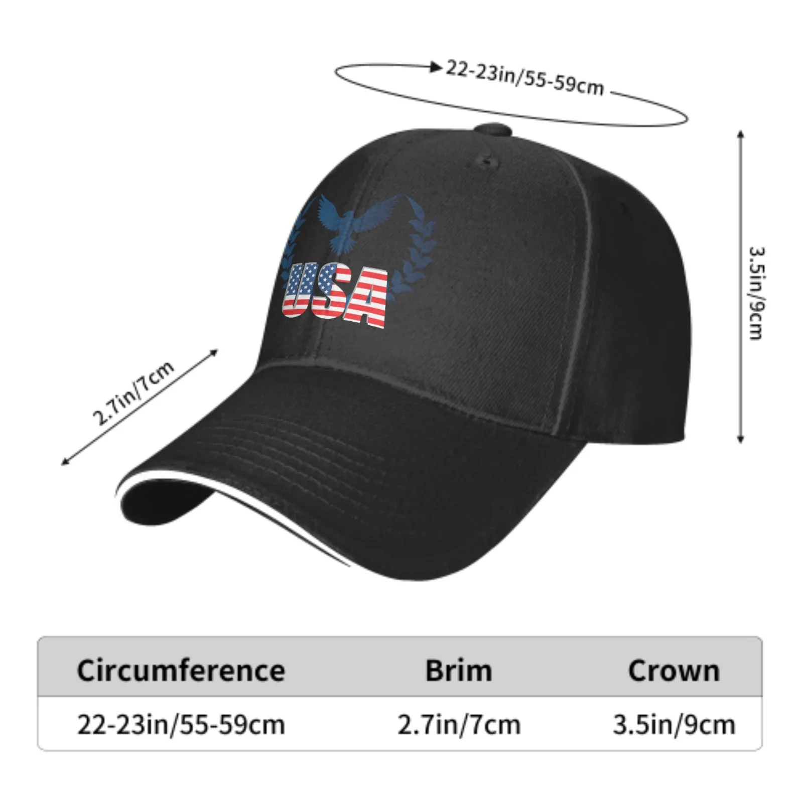 Gorras de béisbol del Día de la independencia para hombres y mujeres, sombreros de camionero con bandera informal ajustable, gorras de moda para deportes y actividades al aire libre