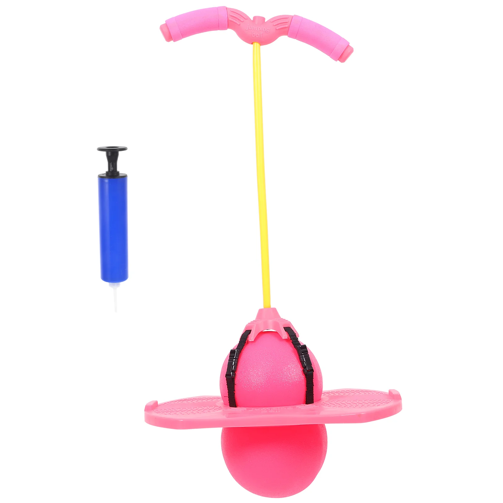 

Toy Outdoor Playset Jump Sports Accessory Aldult 9000X3800X2950CM Jumping Ball with Handle Funny Kids Pink for Child