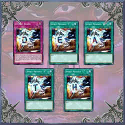 55 Uds. Tablero de destino Yugioh juego de cartas baraja de cartas DIY no maestro Original en Stock