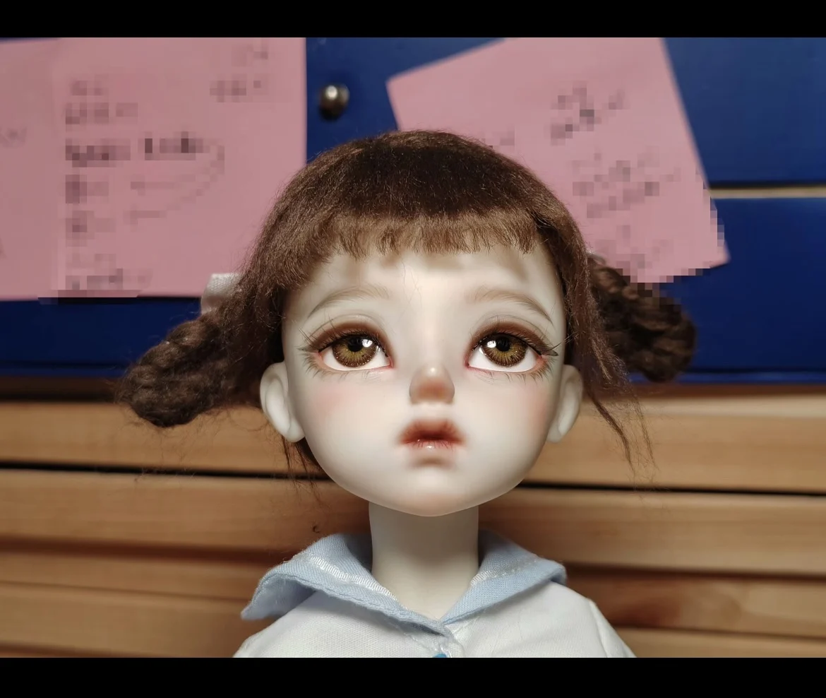عيون دمى MDD MSD مصنوعة يدويًا بتصميم “قهوة بعد الظهر” مقاس 1/4 و1/6 لدمى BJD، عيون آمنة، زوج واحد، شحن مجاني