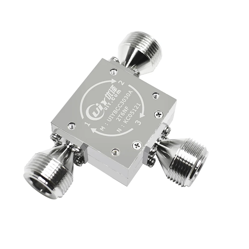 100W 2 to 6GHz RF Circulator for in-Building Solutions SMA-F N-F Broadband Circulator