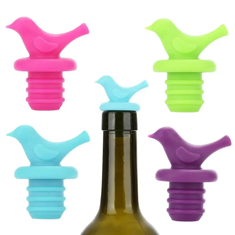 Creative Silicone Beer Wine Cork Stopper Plug Bottle Cap Cover  Seasoning Bottle Stopper Barware Bar Kitchen Tools accessories