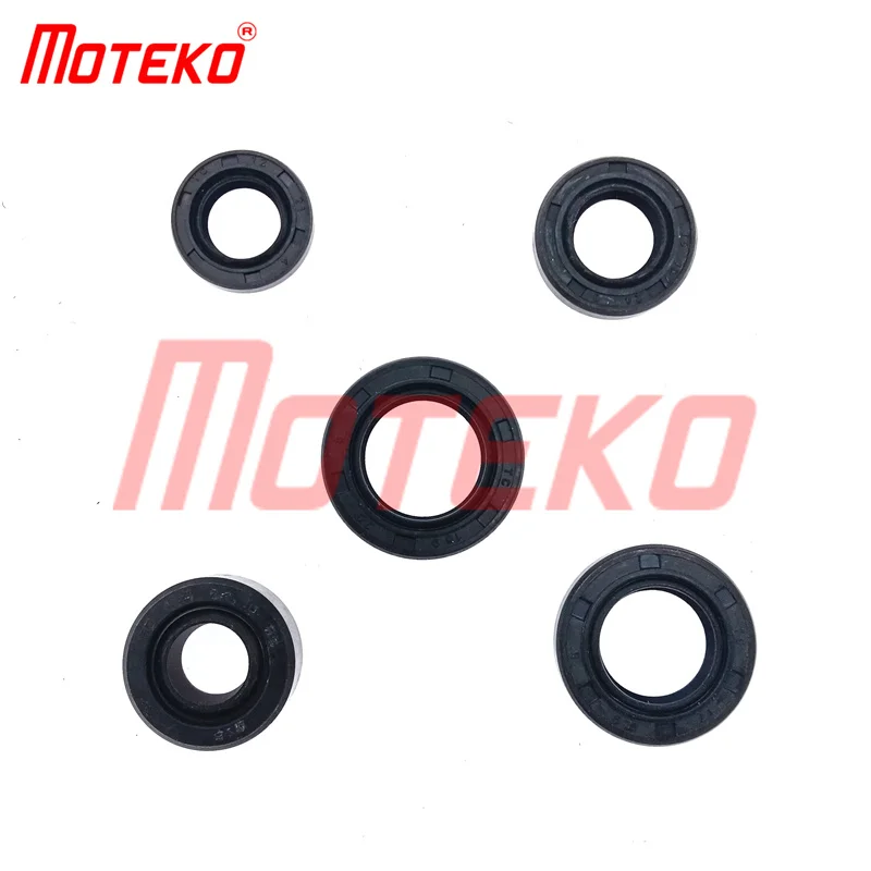 BX15120266 OIL SEAL SET FOR CD70 JH70 5PCS/SET 13.7*24*5 11.6*24*10 17*29*5 18.9*30*5 12*21*4