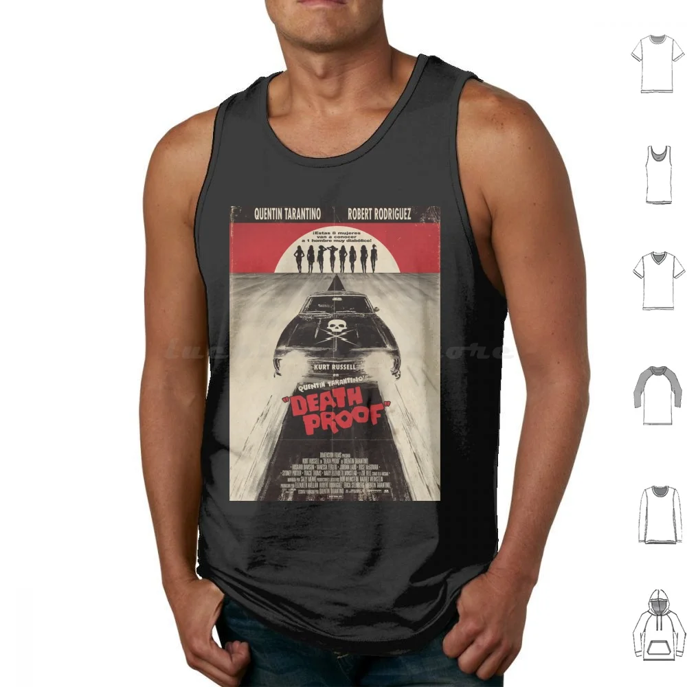 Death Proof-Limited Edition Perfect Gift Tank Tops Print Cotton Death Proof Death Proof Action Sci Fi Horror Tarantino