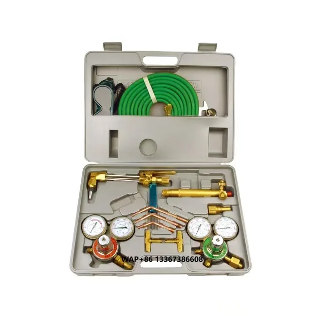 

Portable 63-2 Acetylene Propane Oxygen Gas Combined Welding and Cutting Torch Set for On-the-Go Metalwork