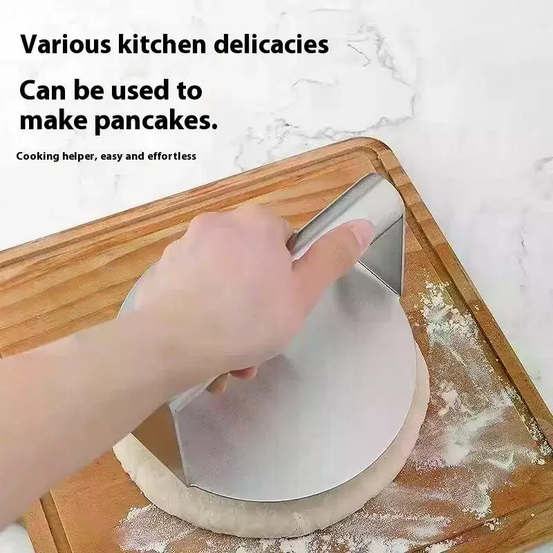 Stainless Steel Burger Press Smash Hamburger Patties Meat Masher Circular Mold for Deli Meats Kitchen Accessory