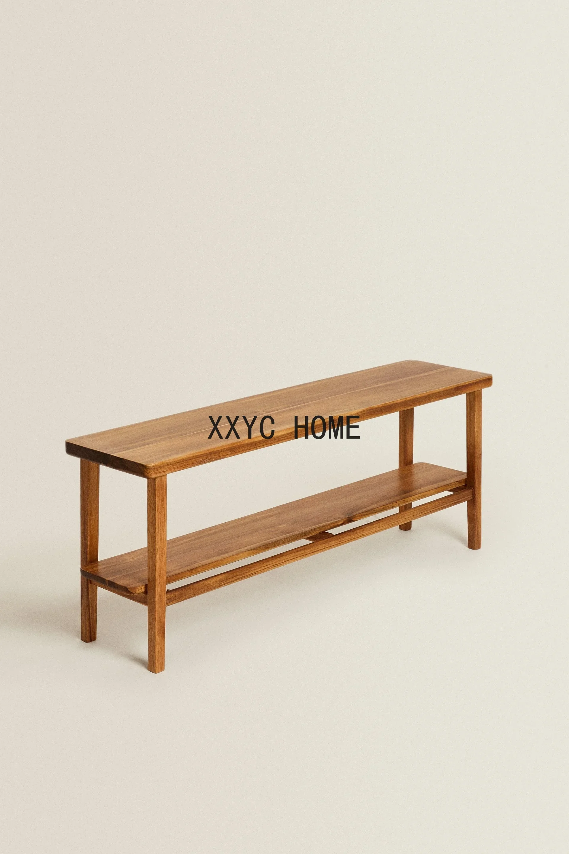 

Solid Wood Bench Wooden Hallway Chair Dining Table and Chair Shelf Bathroom Bed End Stool