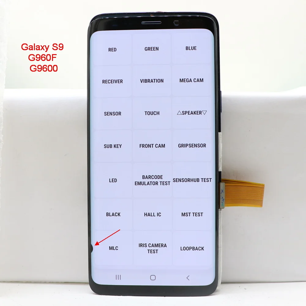 With defects AMOLED For Samsung Galaxy S9 G960F G9600 LCD Display Touch Screen Digitizer Assembly Replacement 100% testing