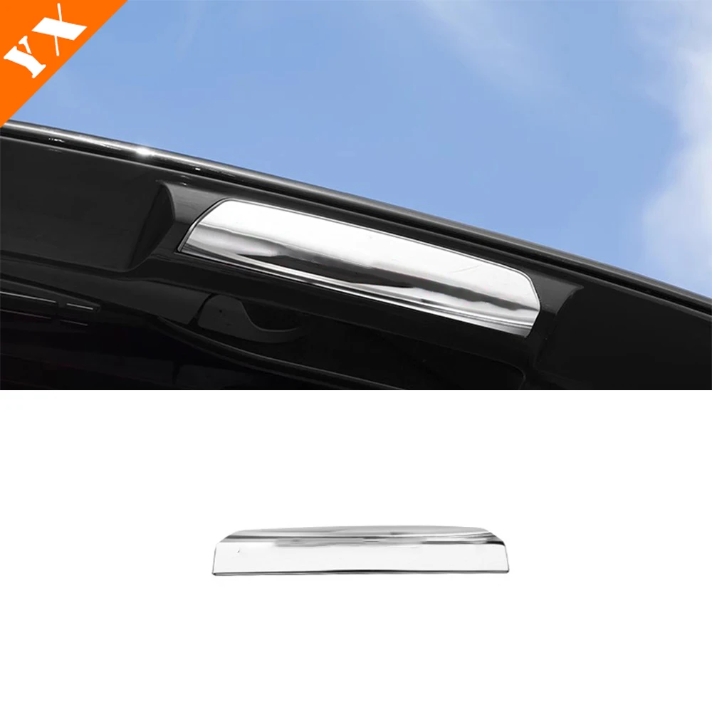 

For Toyota ALPHARD 2024-2026 Accessories Stainless Steel Silver Black Car Tailgate Brake Light Protection Cover