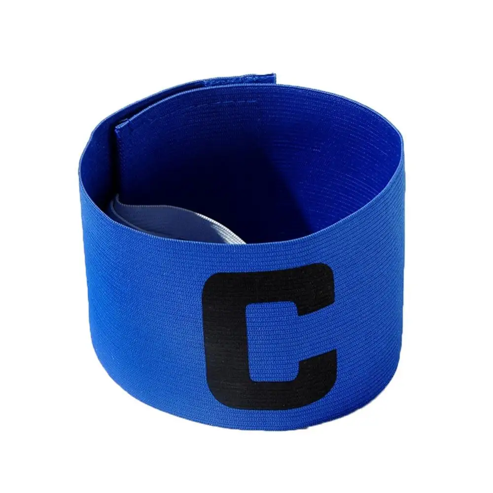 Brazalete ajustable de Capitán C Mark para jugador de baloncesto, brazalete elástico, pegatina