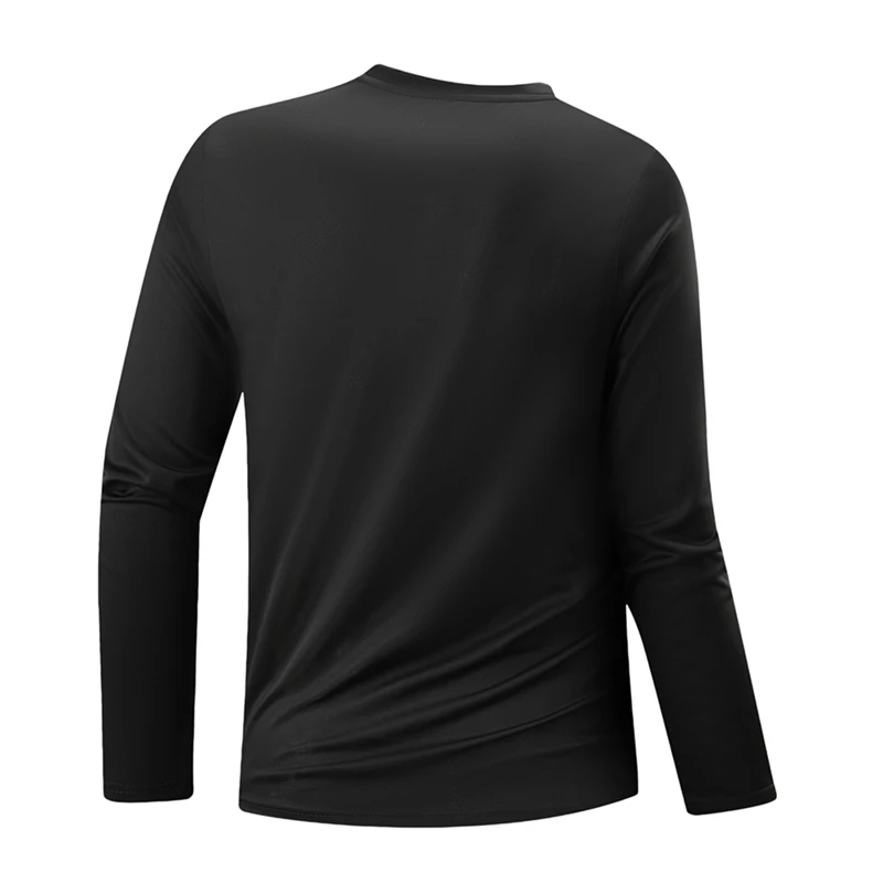 Men's Running Jersey Fitness Training Elastic Gradient Long Sleeve T-Shirt Men Road Cycling Jogging Reverse Strip Long Sleeve