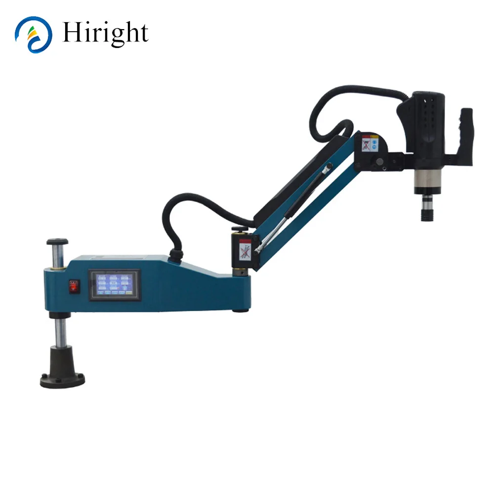 Powerful Electric CNC Tapping Arm Machine With PLC And Servo Motor 600W Magnetic Tapping Precision Drilling