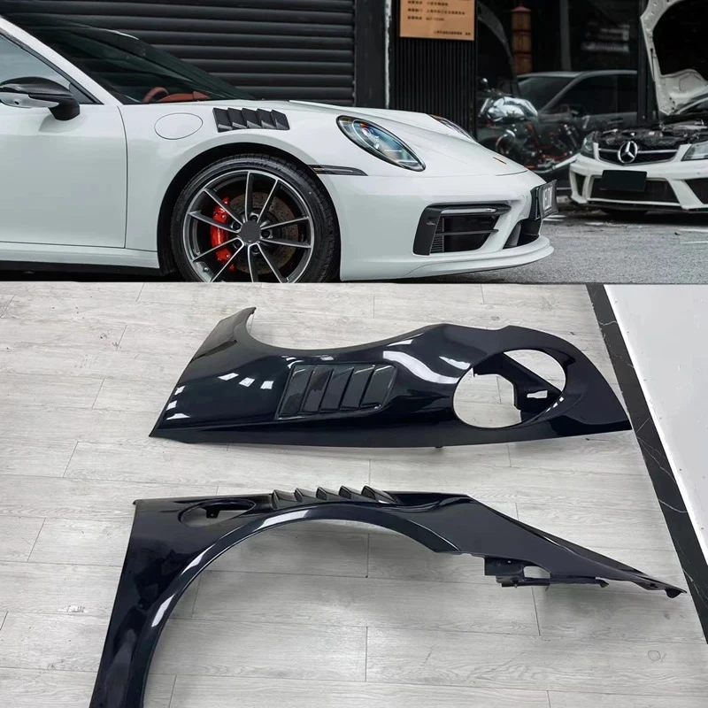

Боковое крыло из углеродного волокна в стиле GT3 911 992 для Porsche 911 992 Комплект кузова автомобиля Carrera 2020