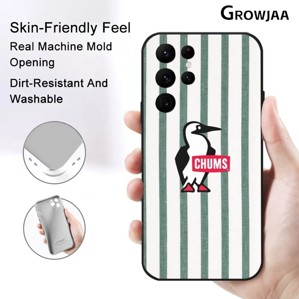 C-ChumS Luxury Penguin Phone Case For Samsung Galaxy S25 S24 S22 S23 Ultra S21 S20 Plus 5G Protective Silicone Funda