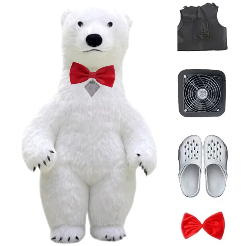 Déguisement d'Ours Polaire en peluche pour adolescent - Taille 165 cm - Jour de Fête - Animaux - Thèmes