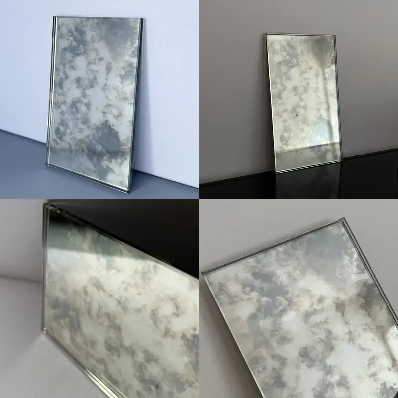 for Custom Antique Mirror 4-6mm Thick Beveled Glass  Interior Home Decoration Dining Room Wall Decor