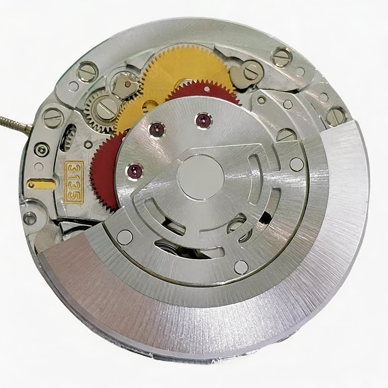 Dandong Factory VSF 3135 Automatic Mechanical Movement Blue Balance Wheel Watch Movement VS 3135 Clean Factory Version With Text image 3
