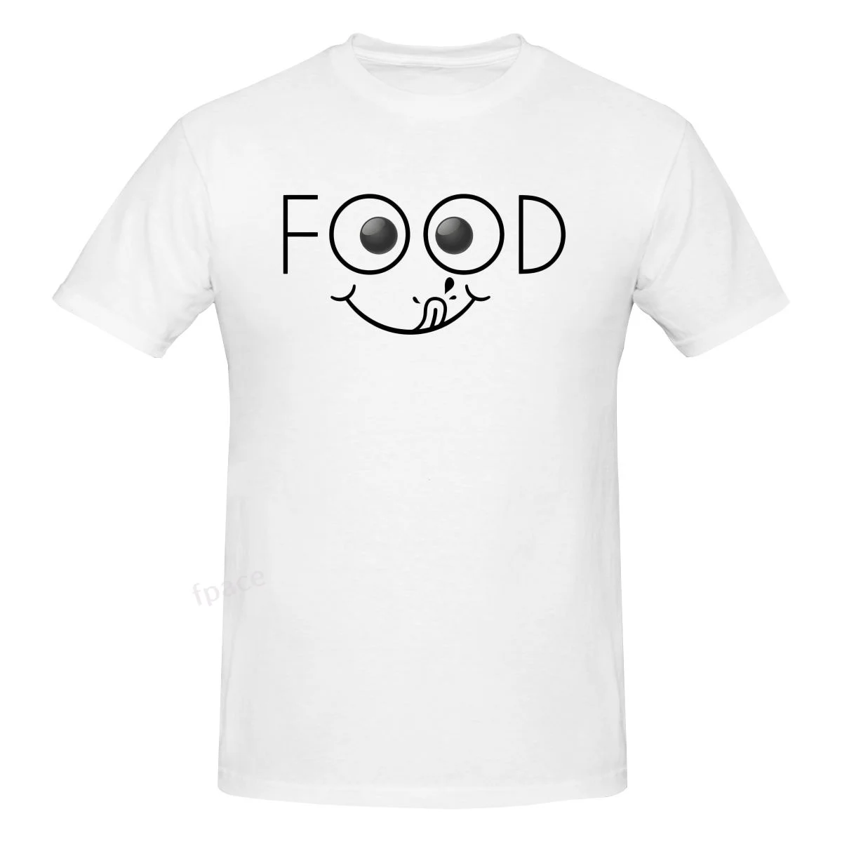 

FOOD Casual Cotton Summer Men Clothing Tops Men's Basic Short Sleeve T-Shirt