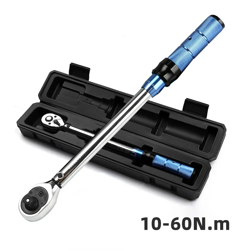 

10-60N.m Torque Wrench 3/8 Inch Square Drive Torques Key ±3% High Precision Torque Wrench Professional Bicycle Automotive Tool