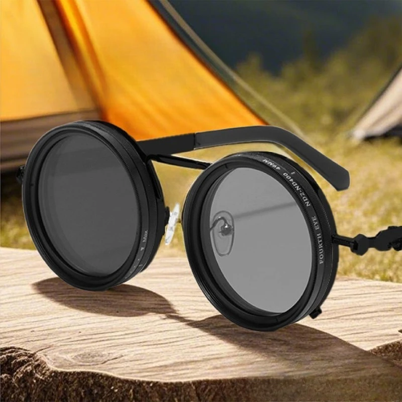 

Glasses Adjustable dimming glasses Outdoor fishing trip 9-gear adjustable sunglasses