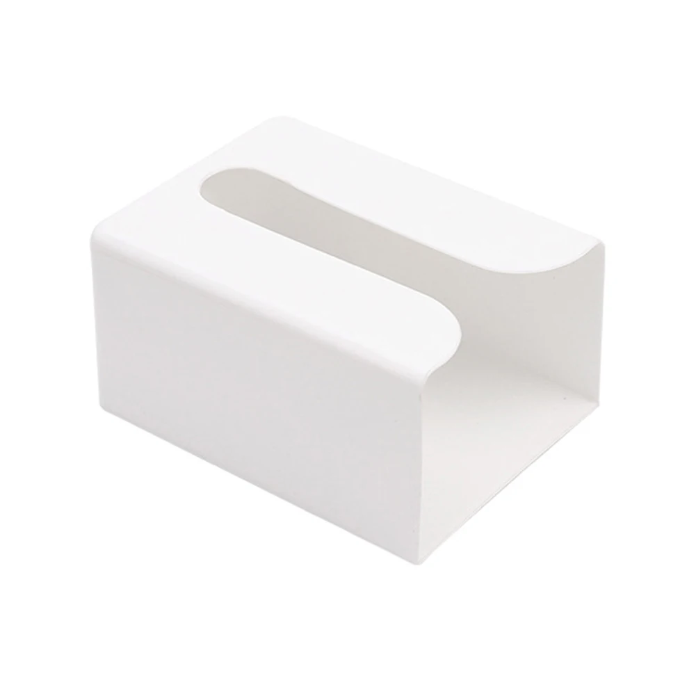 صندوق مناديل مثبت على الحائط، حامل مناديل ورقية ذاتية اللصق، صندوق ورقي قابل للإزالة، موفر للمساحة، مقاوم للماء