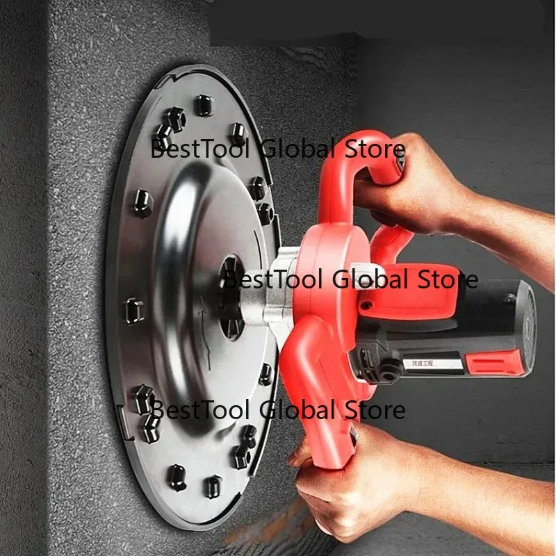 Cement Mortar Finishing Machine Hand-held Electric Grinding Machine Wall Putty Sander Floor Wall Polisher Stiffener
