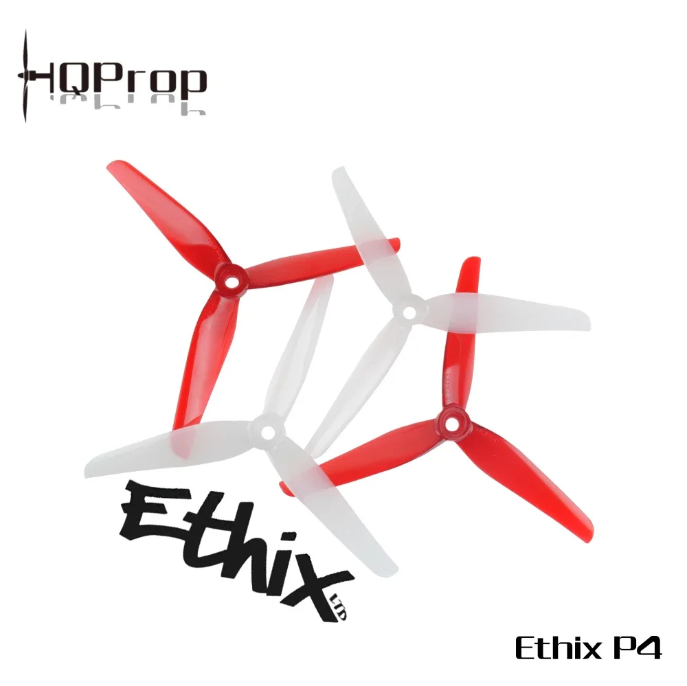 HQprop Ethix P4 Candy Cane Prop CW CCW  Poly Carbonate  5.1 inch 3-blade propeller for  FPV drones