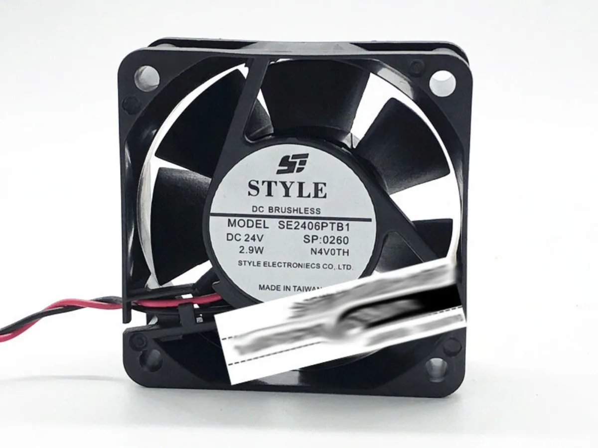 For STYLE FAN SE2406PTB1 24V 6025 6CM inverter cooling fan