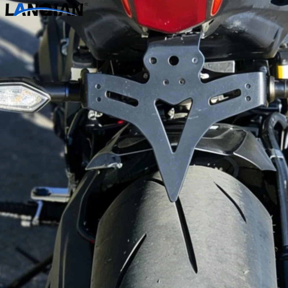 2025 YZF-R7 License Plate Holder For Yamaha YZFR7 YZF R7 2021 2022 2023 2024 Motorcycle Rear License Plate Relocation Bracket