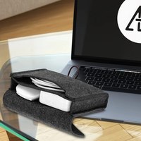 USB Travel Case Storage Bag Felt Portable Cable Organizer Electronic Power Adapter Electronic Accessories Storage Bag Portable