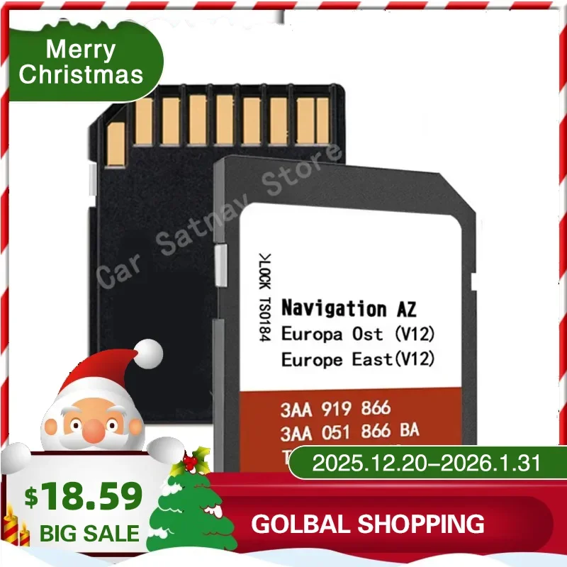 

SD Card for RNS 315 Ost for VW Skoda Amundsen + Media 2.1 2.2 Eastern Europe V12 Update East Navigation GPS