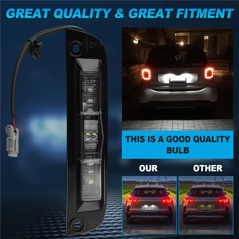 

A33K-Rear LED License Plate Light Assembly License Plate Light For Tank 500 4108100XKV3AA