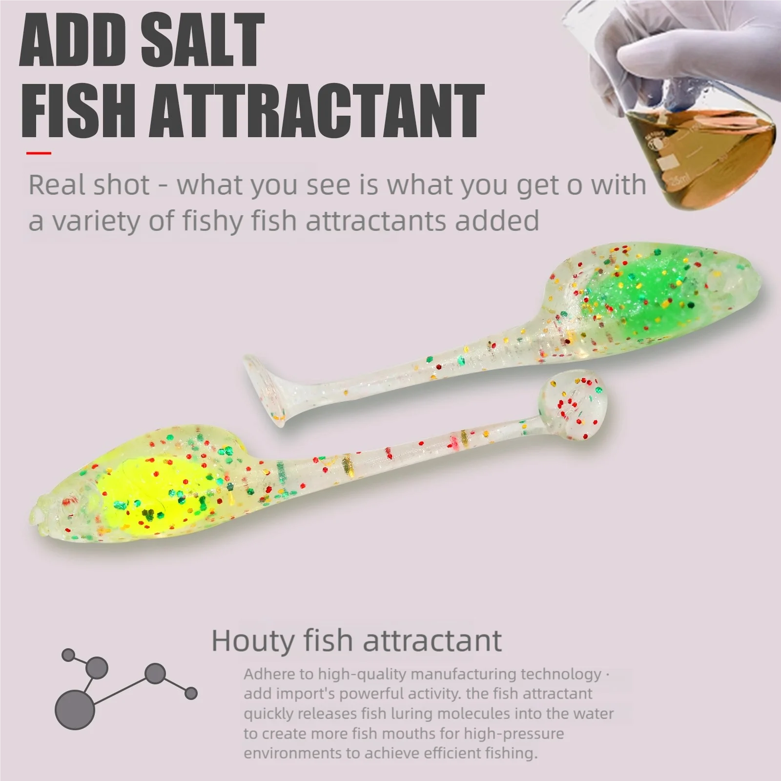 9KM Swimbait 4,8 cm – Señuelo cola silicona agua salada - imagen 3