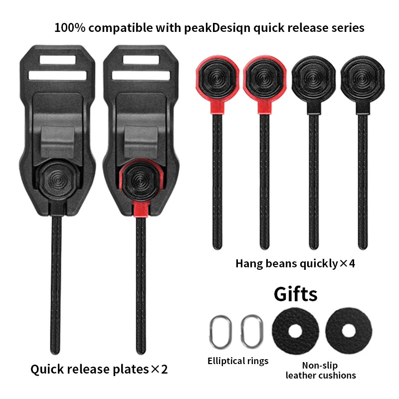 Quick Release Camera Connector Buckle for Shoulder Strap Neck Wrist Sony Canon Nikon Panasonic Fuji Micro Single SLR Anchor Bean