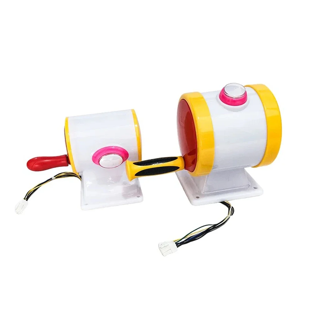 Fishing Machine Hand Crank Joystick with Vibration Game Accessory Arcade Game Hand Shake Rocker for Fishing Game Machine Replace