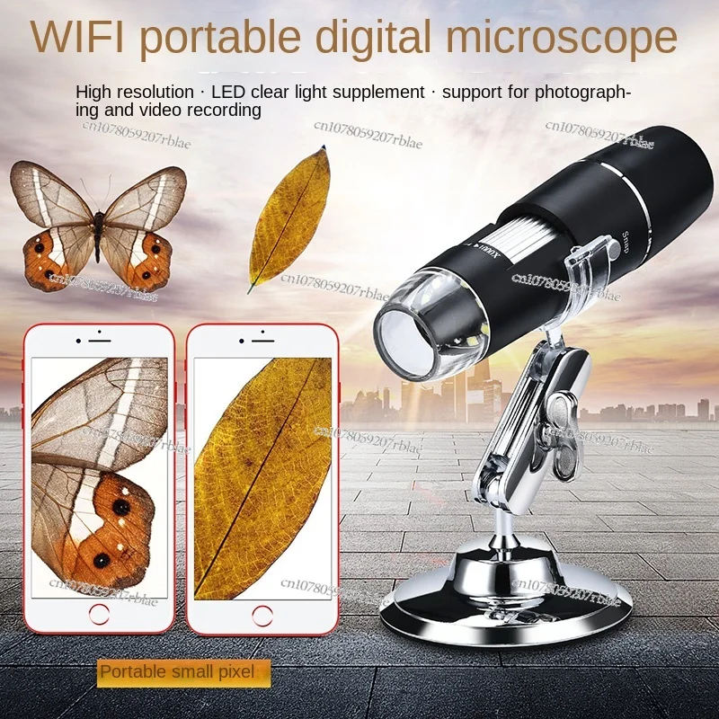 WIFI connection for mobile phones, tablets, high-definition microscopes, electronic magnifiers, portable, 1000x smaller