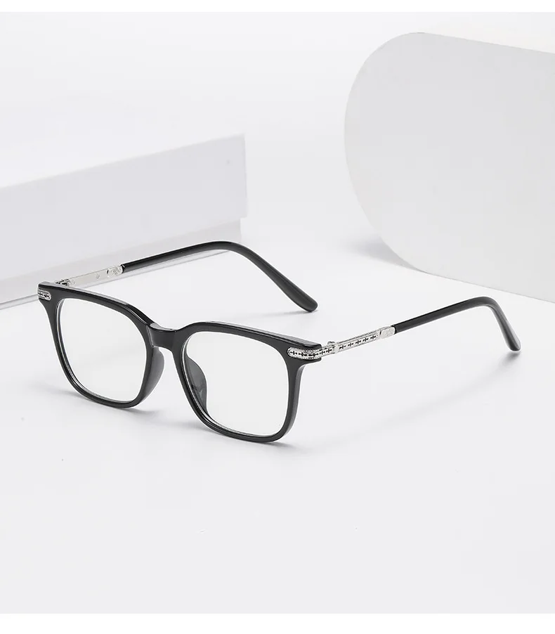Photochrome Sonnenbrille mit schwarzem Rahmen, europäische und amerikanische Schildpattfarbe, Anti-Blaulicht-Myopie-Brille 6160 – Detail 8