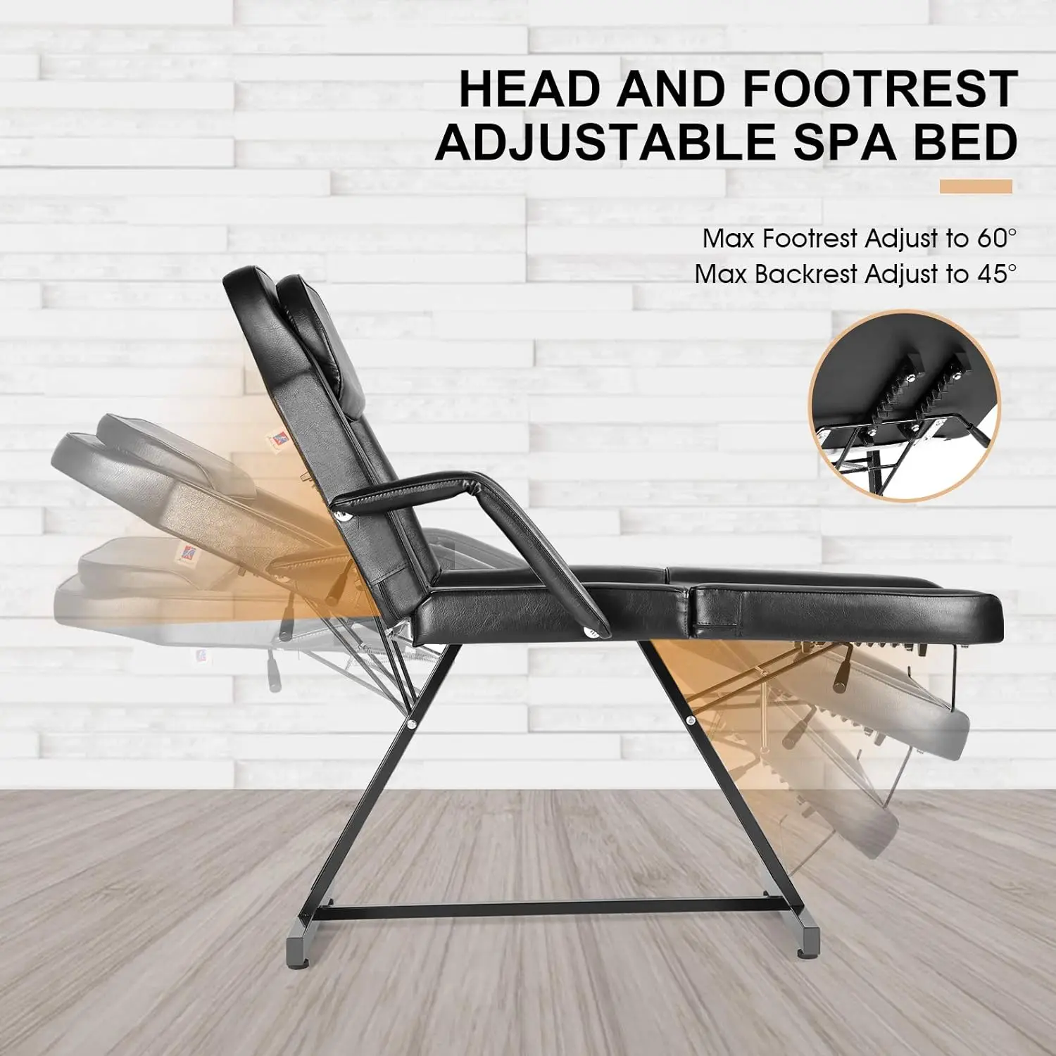 Artist hand Facial Bed Massage Table Adjustable Tattoo Chair W/Free Barber Bed Spa Chair Salon Massage Equipment Tattoo Bed