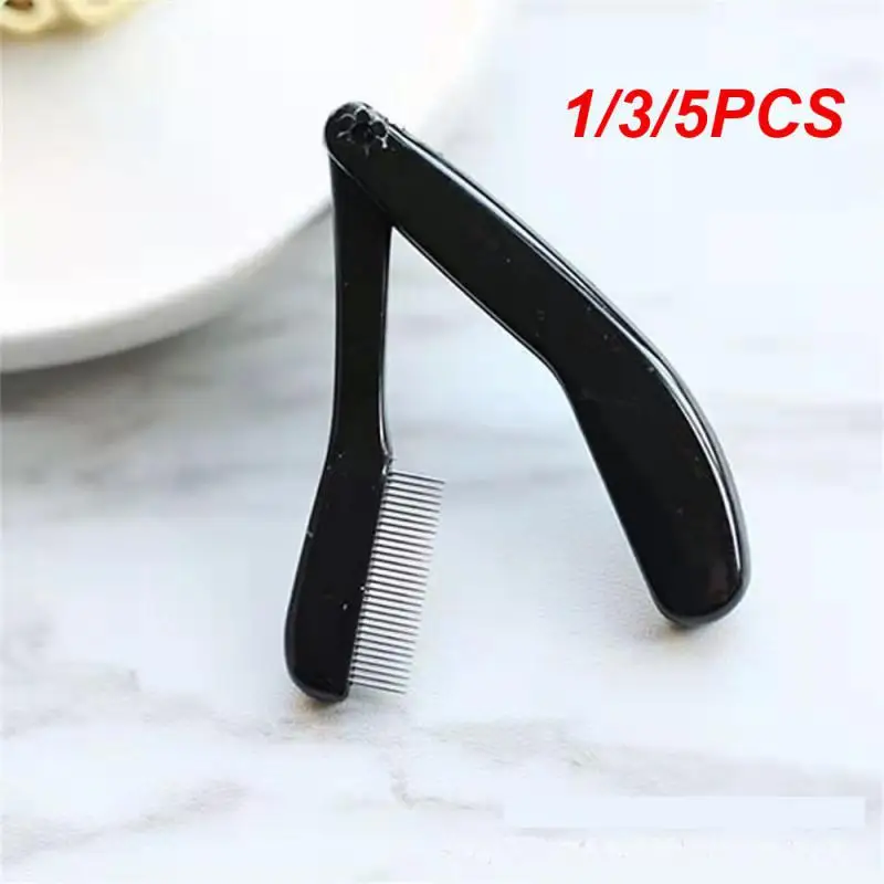 1/3/5PCS Folding Eyelash Curler Comb Separator Mascara Curl Metal Brush Mini Eyebrow Comb Makeup Tool Foldable Mascar