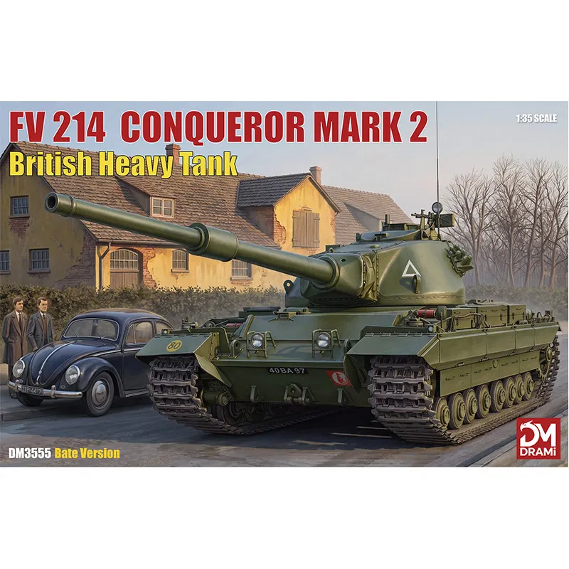 drami-dm3555-1-35-fv-214-コンカラー-マーク-2-イギリス重戦車組立モデルキット
