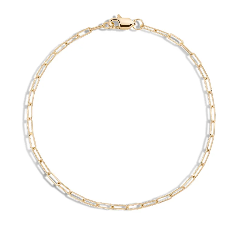 

S925 Sterling Silver Ladies' Bracelet - Minimalist Style with 18K Gold-Plated Lobster Clasp & Chain, Elegant, Sleek & Fashionabl