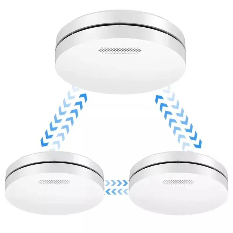 Queensland photoelectric Interconnected Smoke Detector  AS3786 Approved 10 Years Battery Wireless Fire Alarm