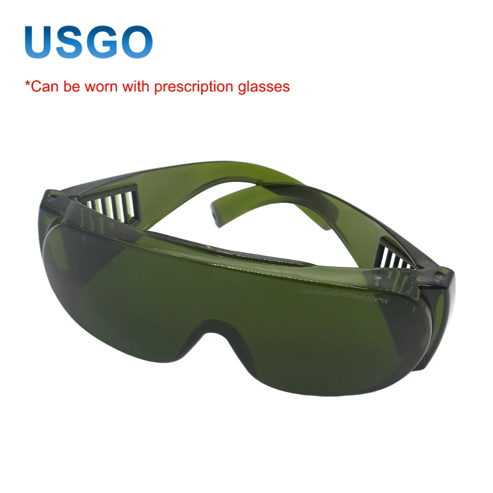 USGO 1064nm Fiber Laser Safety Glasses Protective Goggles Eye Shield for Laser Marking Welding Cutting Engraving Machine